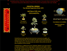Tablet Screenshot of celestialbonsai.com